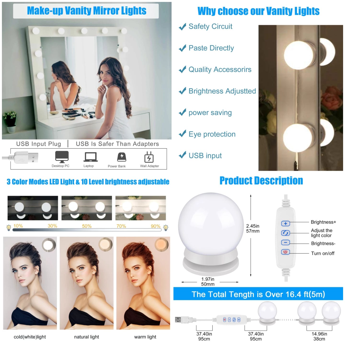 10 Bulb Vanity Light